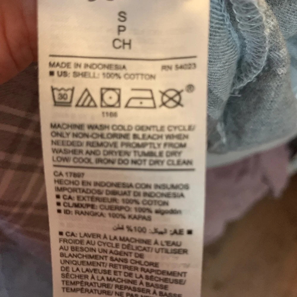 Gray Plaid Button-Up Shirt - Picture 3 of 3